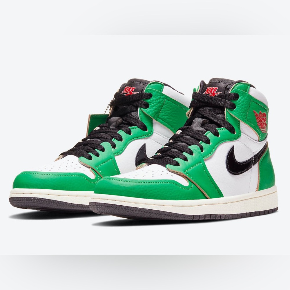 Nike Air Jordan 1 Mid - LUCKY GREEN